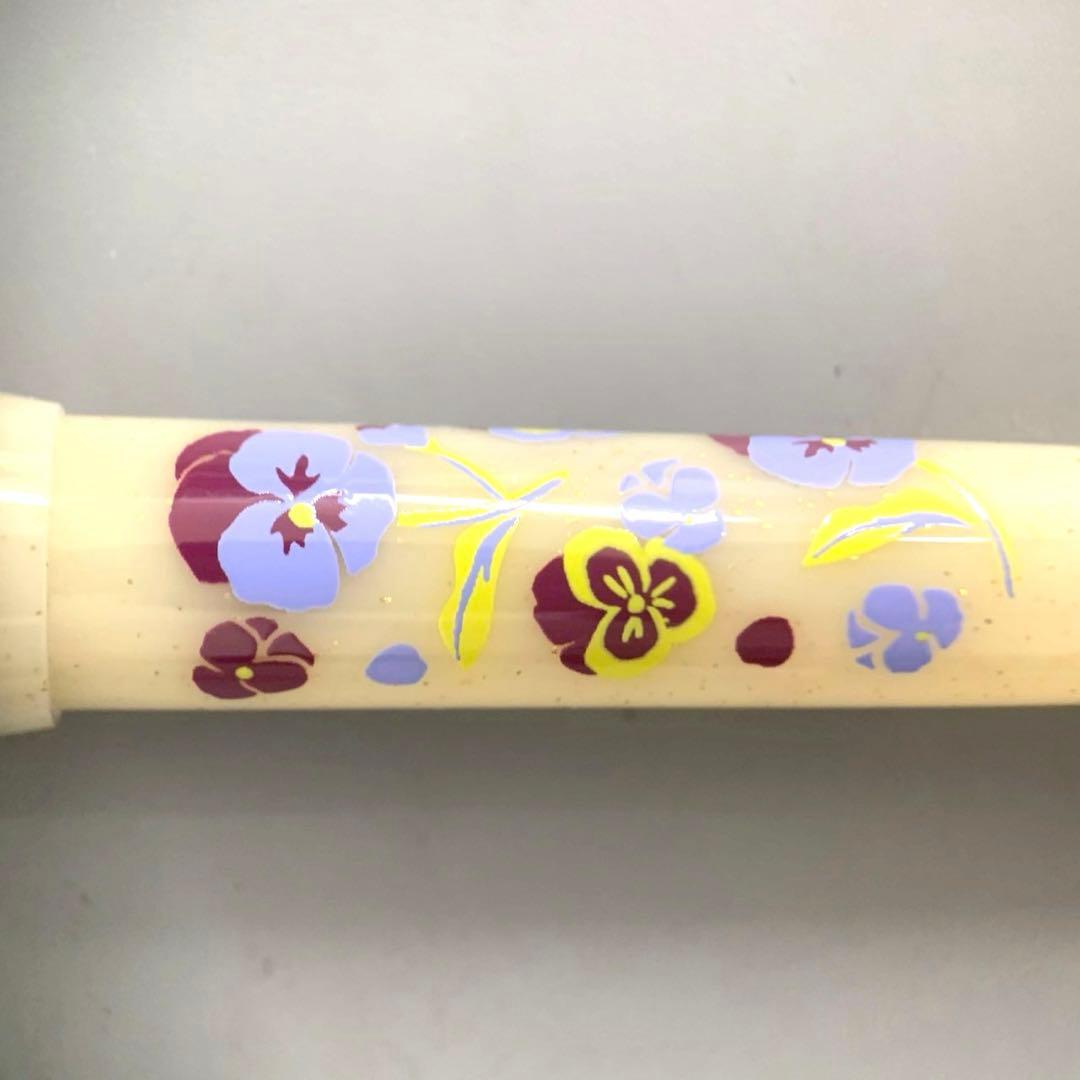 未使用保管品 セーラー SAILOR 万年筆 ancora限定 パンジー 14K