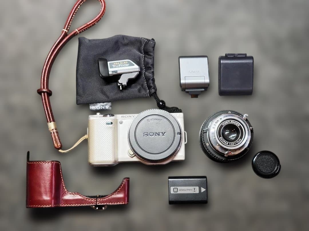 レンズ(単焦点) Voigtlander SKOPER 3.5 f5cm Sony NEX 5N