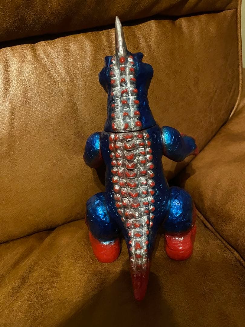 鶴脛玩具 凶悪一角獣ゴドン　パチ怪獣　ソフビ