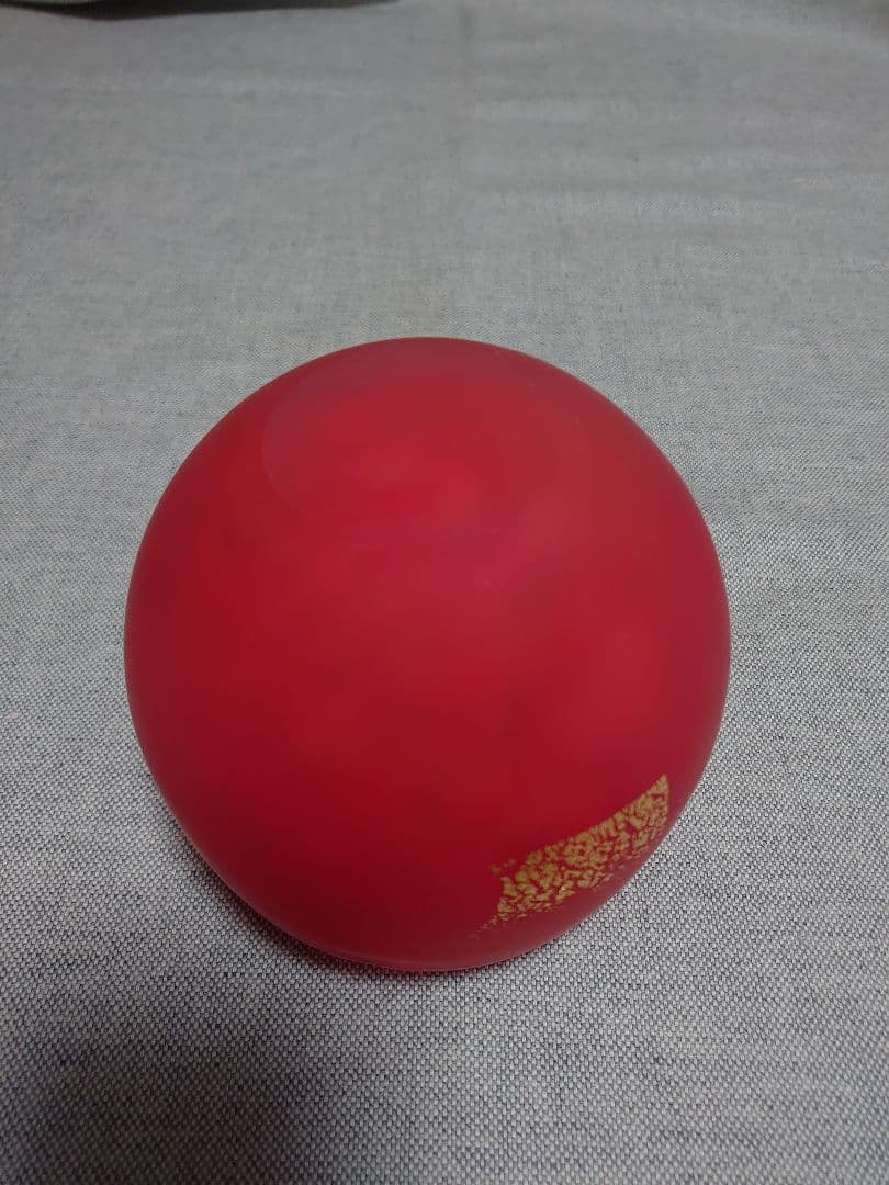 藤田喬平 手吹 金彩 灰皿 ガラス 2個