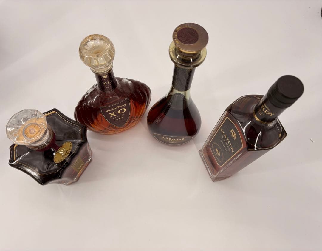 ブランデー 古酒 まとめ売り XO／ナポレオン コニャック等 未開栓 4本セット