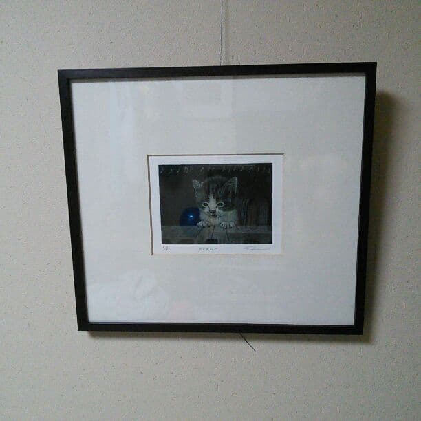 かわいい猫の絵　佐藤恵美