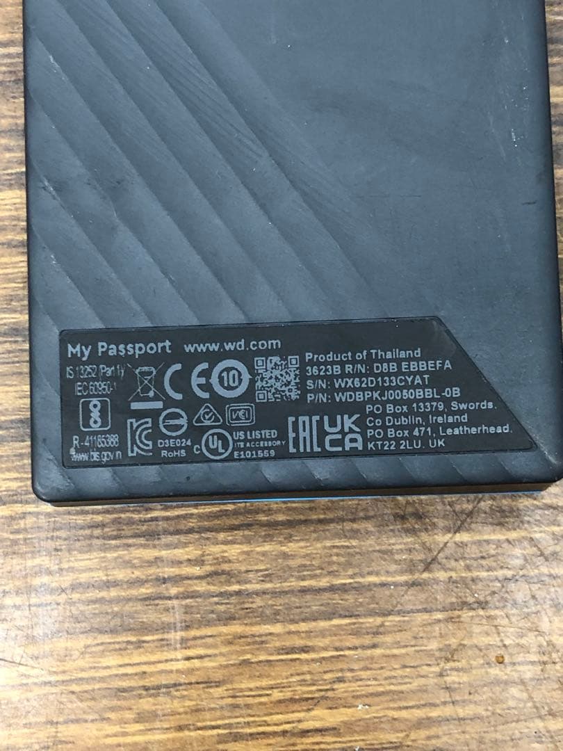 DM WDBPKJ0050BBL-0B ポータブル ハードディスク5TB送料無料