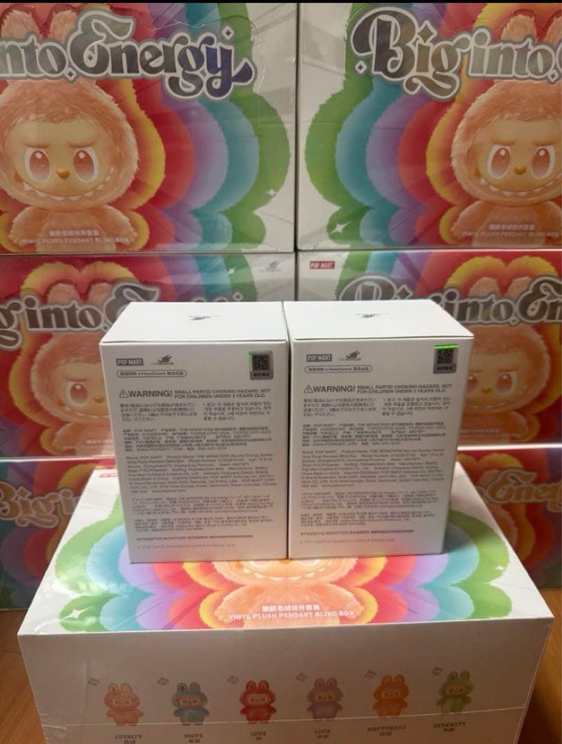 【正規品・未開封】Labubu Big into Energy 2箱　①