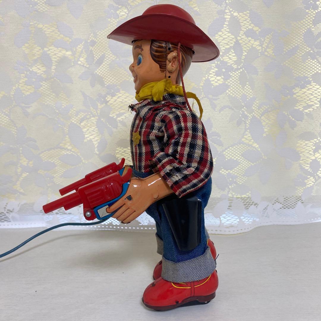 【再値下げ】ヨネザワ玩具ニ丁拳銃マーシャルワイルドビル　ブリキおもちゃ＆Tシャツ