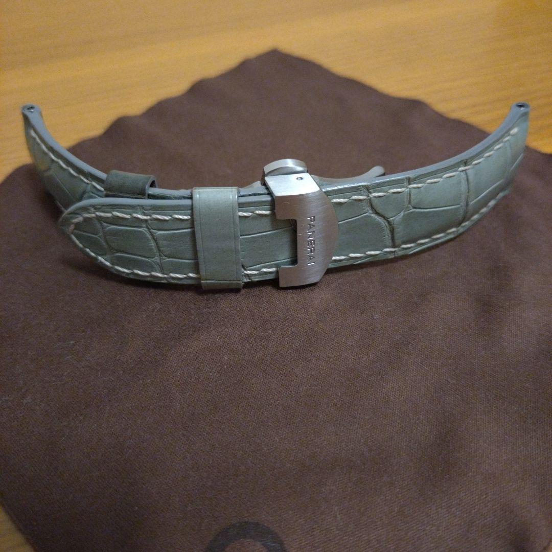 ★値下げ★PANERAI純正Dバックル20㎜+ジャン・ルソーアリゲーター革ベルト