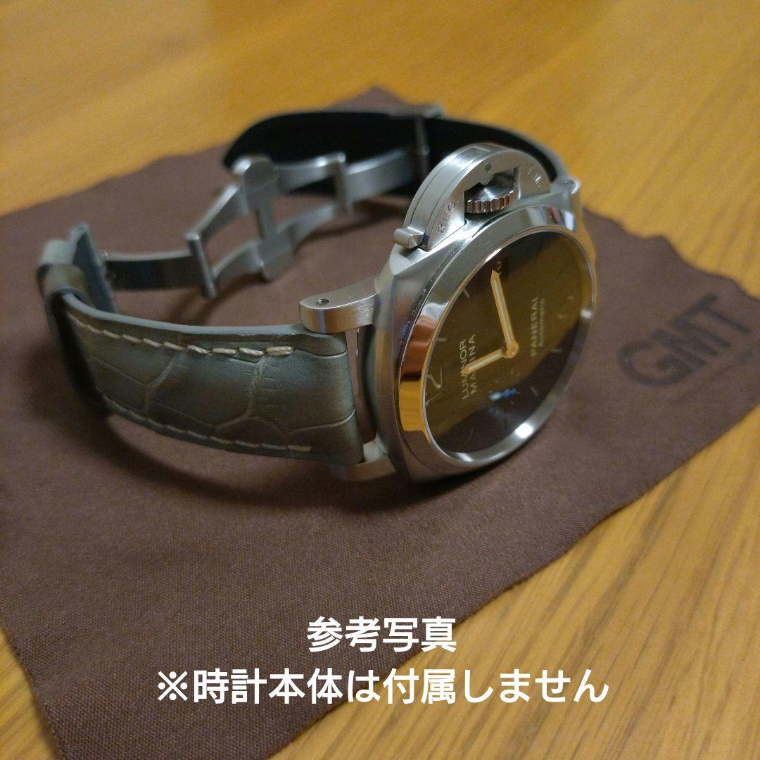 ★値下げ★PANERAI純正Dバックル20㎜+ジャン・ルソーアリゲーター革ベルト