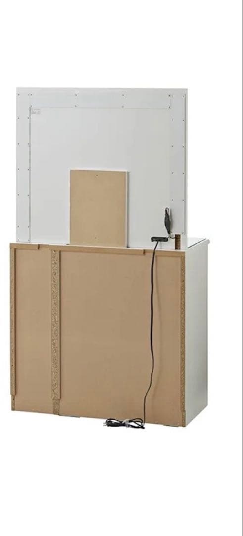 【新品未使用】LEDライト付女優ドレッサー99cmホワイト