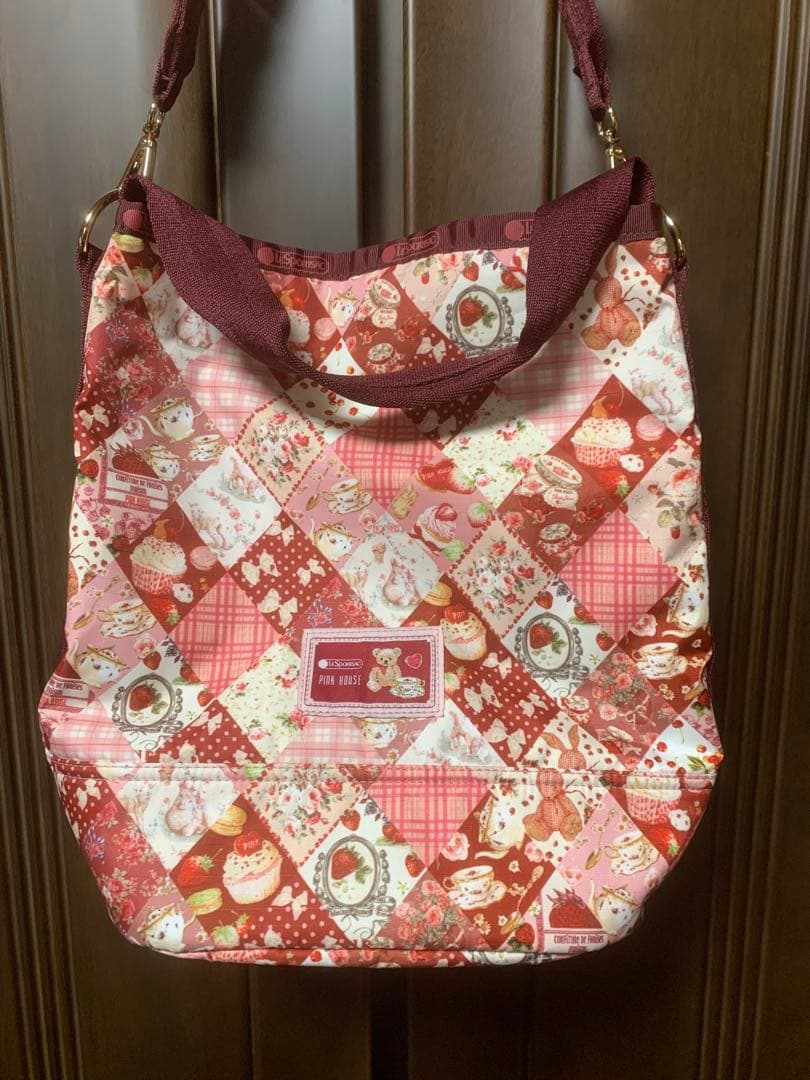 ピンクハウス×レスポートサックスコラボショルダーバッグ