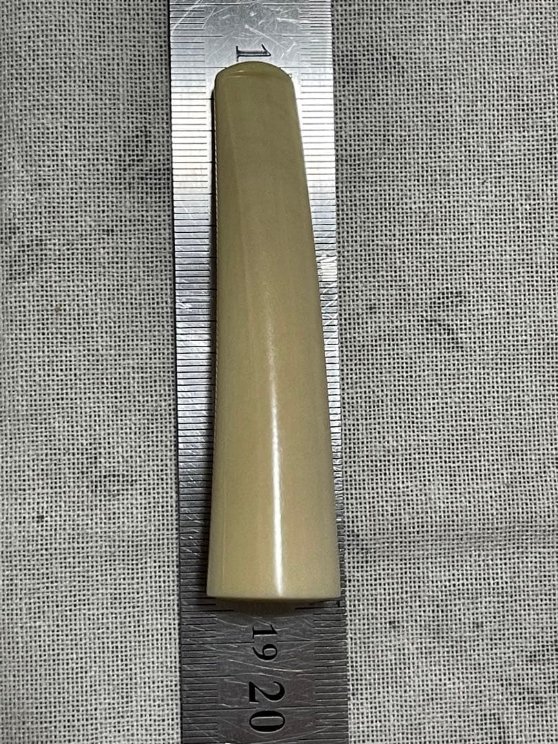 鯨の歯 アイボリー 彫刻入り　煙管