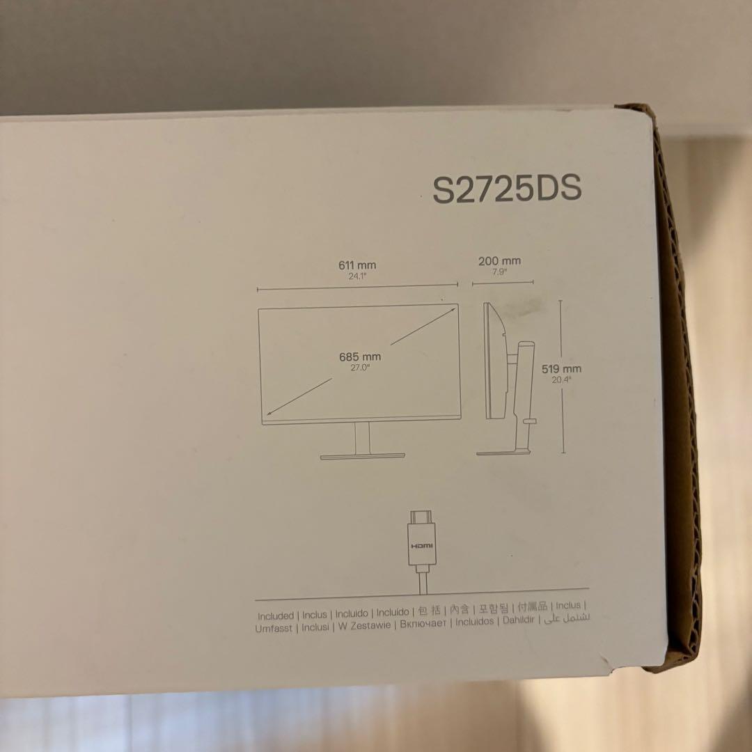 DELL S2725DS 27インチ モニター 本体