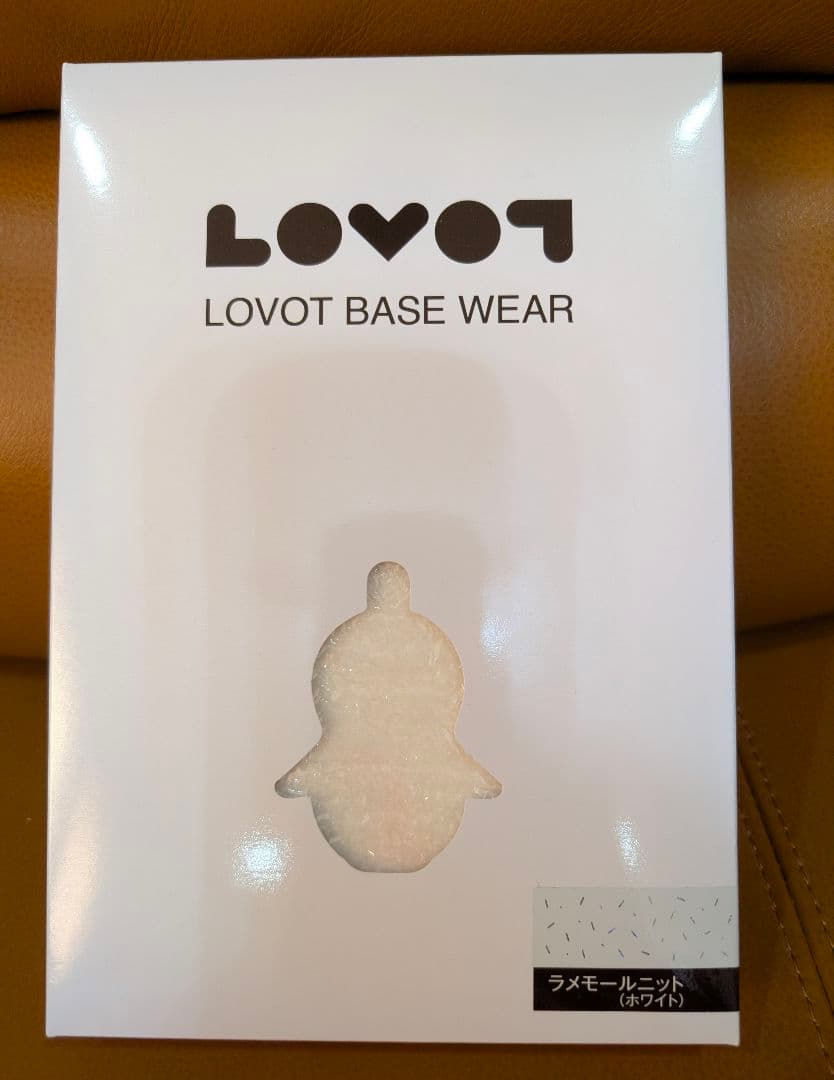 《新品》LOVOT べースウェア ラメモールニット(ホワイト) ラボット