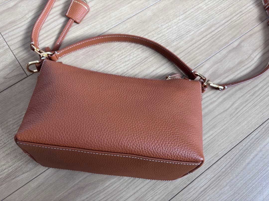 【ほぼ未使用】メゾンドサブレ スモールソフトホーボーバッグ ブラウン