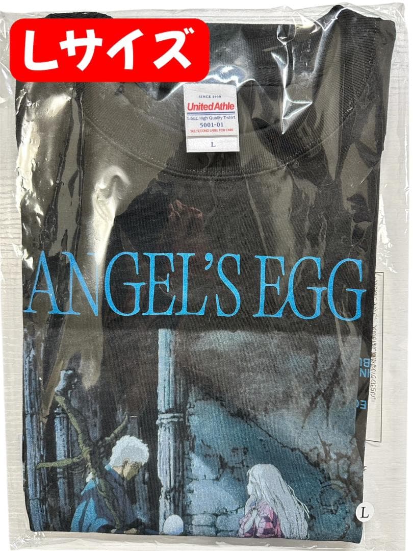 天使のたまご ANGEL'S EGG 限定Tシャツ ブラック Lサイズ 天野喜孝