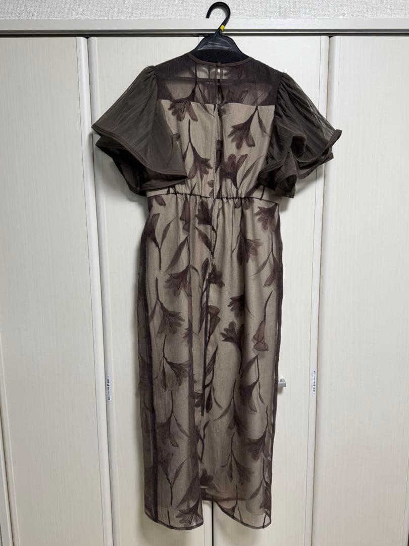 niana ニアナ フラワー オーガンジー ドレス M-Short 結婚式