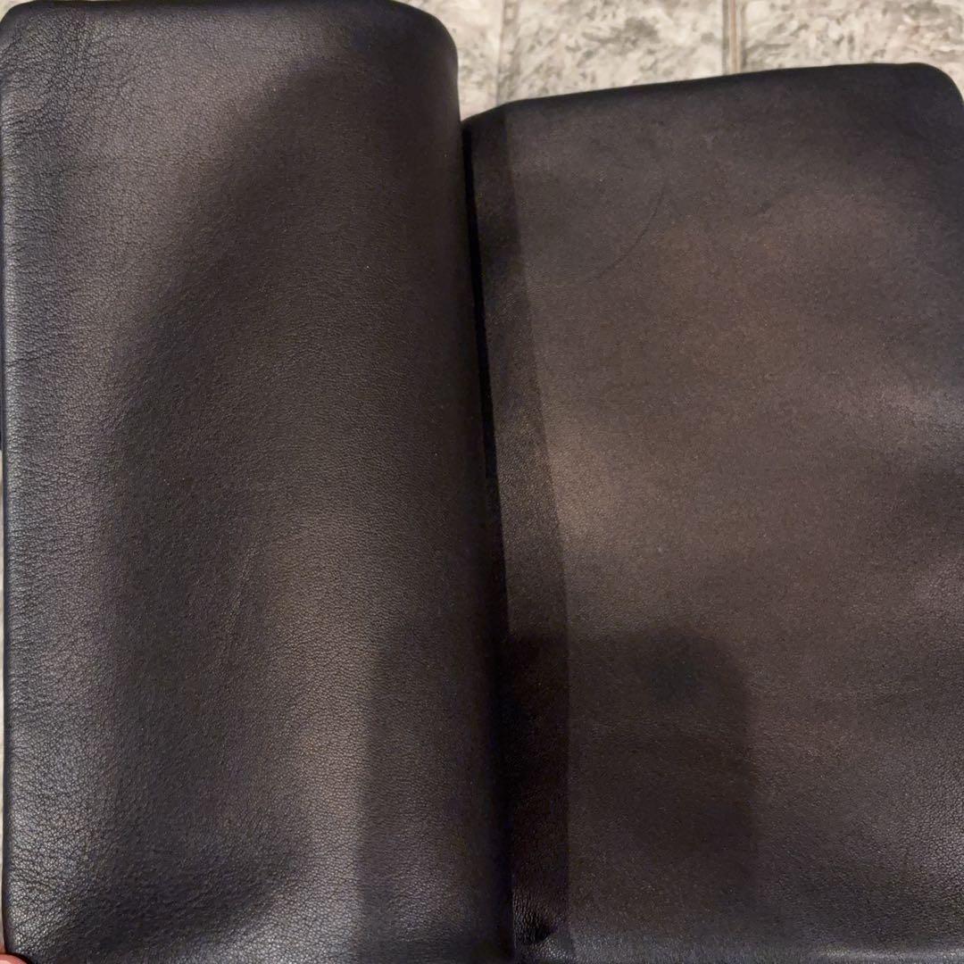 美品 大人気 旧ロゴ セリーヌ トリオ ブラック ショルダー ラージ