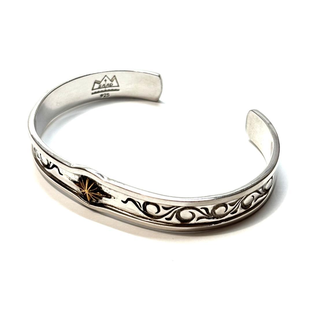 新品未使用 SAAD サード アラベスク 真鍮 サンシンボル アラベスクバングル