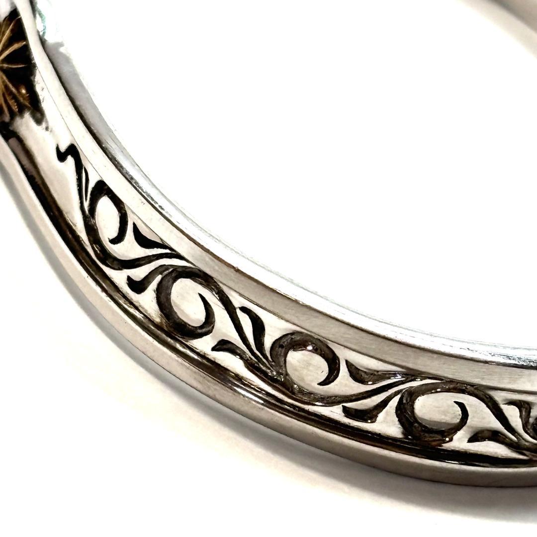 新品未使用 SAAD サード アラベスク 真鍮 サンシンボル アラベスクバングル