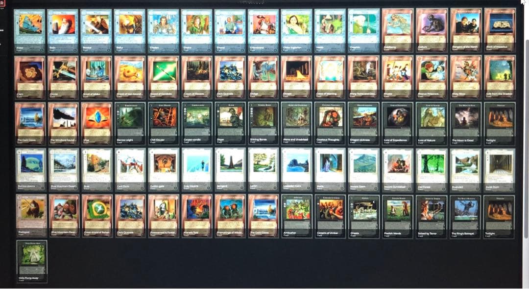 ミドルアース　カード　チャレンジデッキB ccg 指輪物語　希少