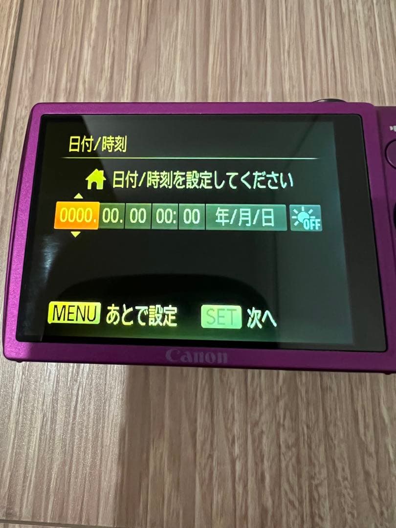 Canon キャノン IXY 600F パープル