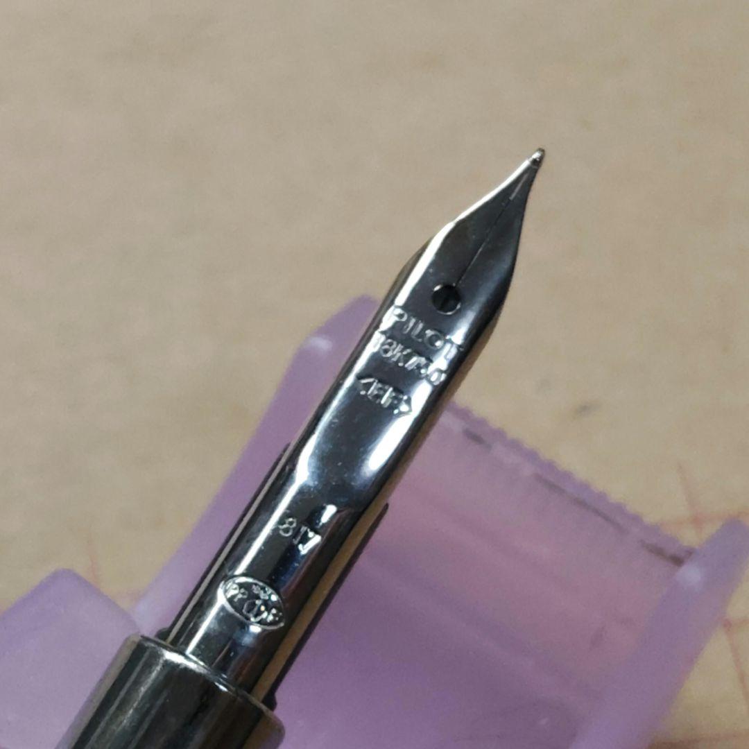 【廃番品】パイロット キャップレス フェルモ ブラック 万年筆 18K-750