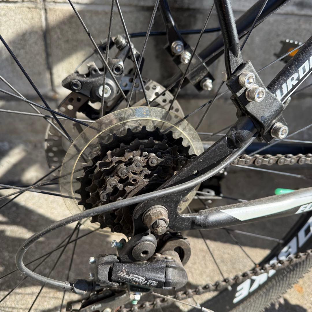 【引取/関東配送可】EUROBIKEマウンテンバイク 27.5インチ 21段変速