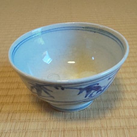 A 91 抹茶碗 安南・周平作 ( 未使用品 )