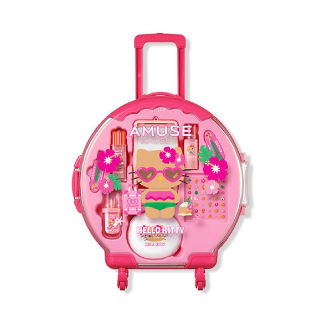 AMUSE 日焼けキティフルメイクアップラージキャリーセット