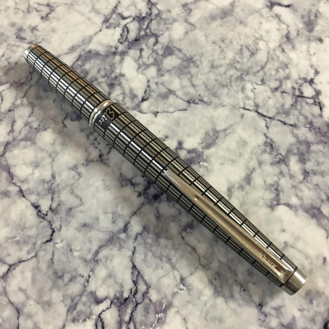 #0203 オーバーホール済み 万年筆 PILOT Elite 全格子 18k