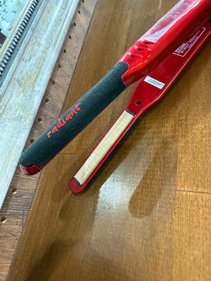 radiant シルクプロアイロン ラディアント ミニ レッド 9mmレッド