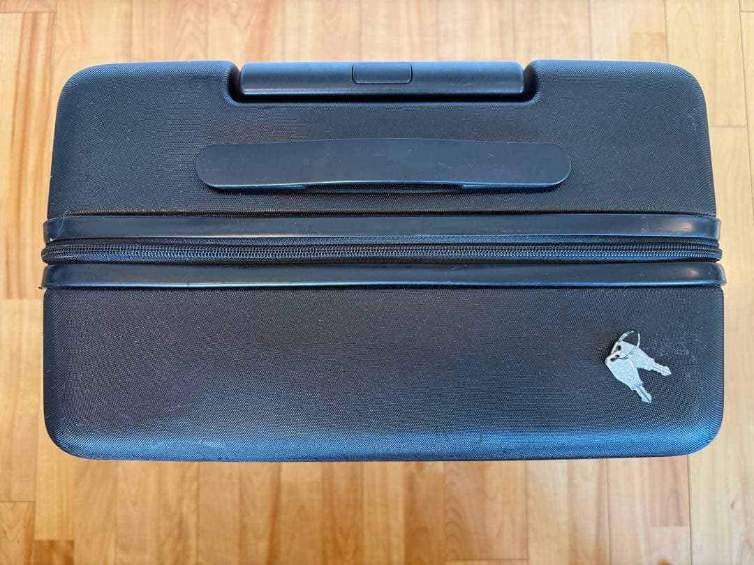 カンフーさま専用　廃盤品★無印良品 キャリーケース 黒　4輪 63L