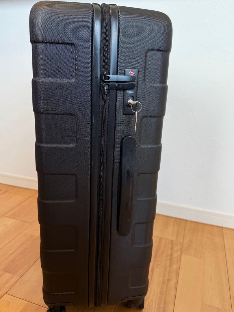 カンフーさま専用　廃盤品★無印良品 キャリーケース 黒　4輪 63L