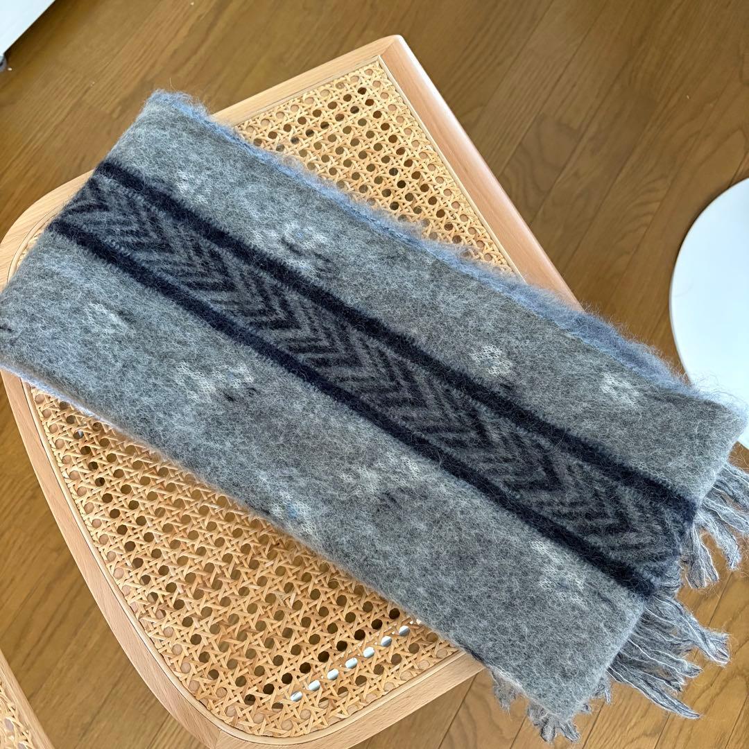 小物 Mame Kurogouchi Osmanthus Motif Scarf