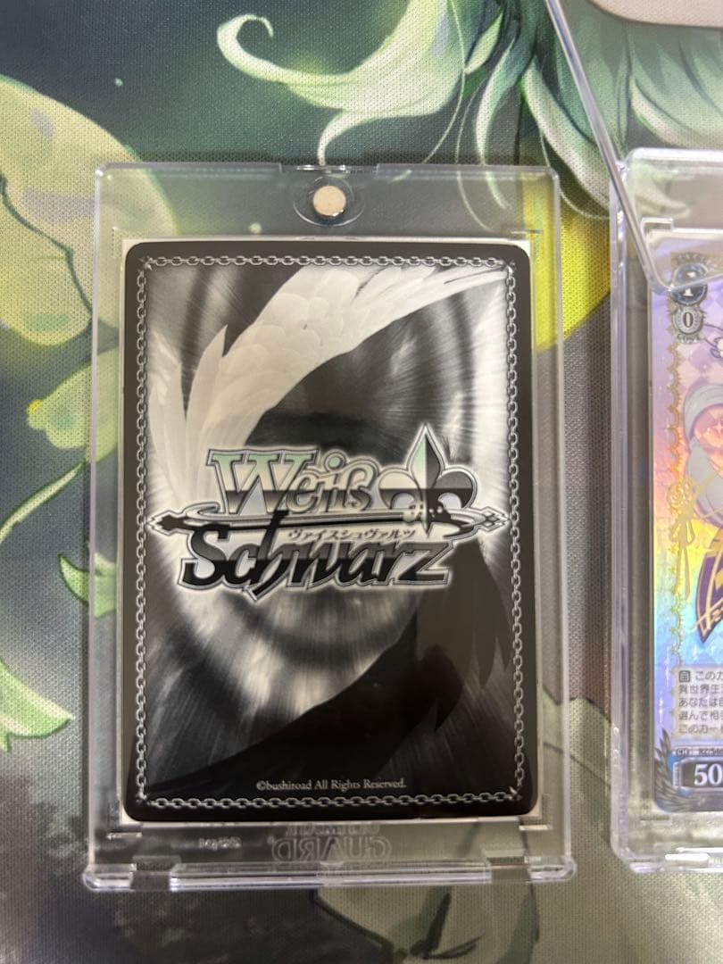 ヴァイスシュヴァルツ　銀髪の美少女 異世界常夏生活　エミリア　sp サイン