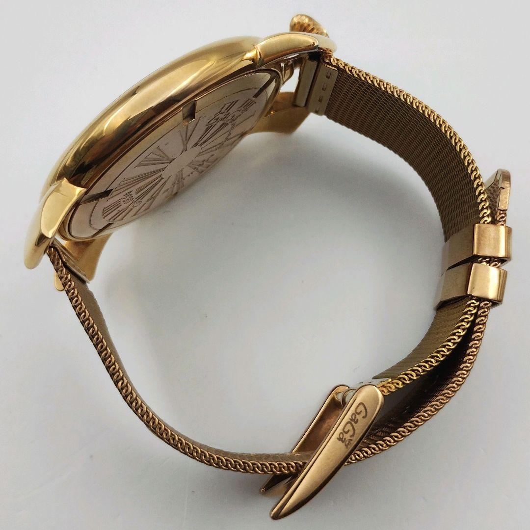 【稼働品】GaGa MILANO ガガミラノ マヌアーレ スリム46 腕時計