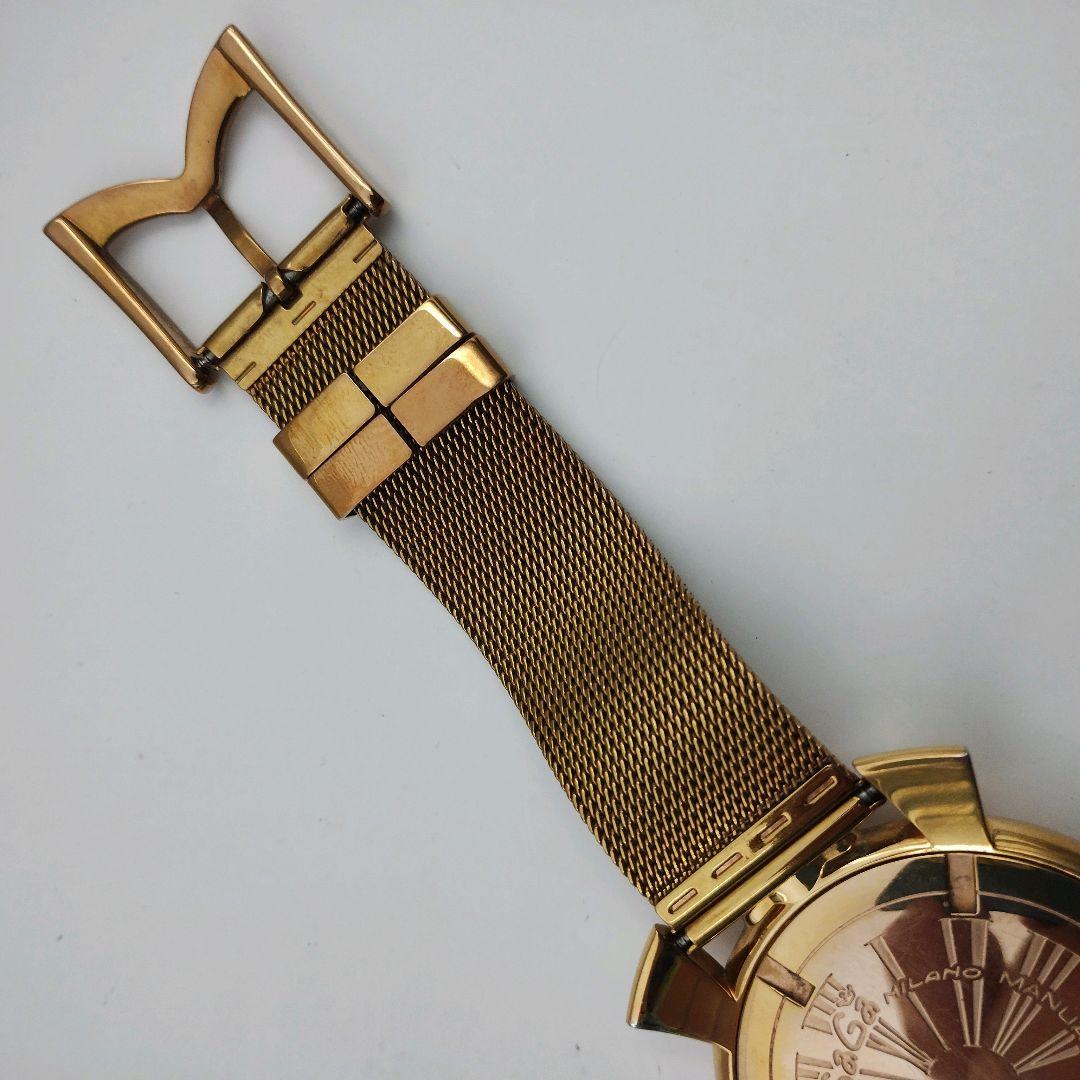 【稼働品】GaGa MILANO ガガミラノ マヌアーレ スリム46 腕時計