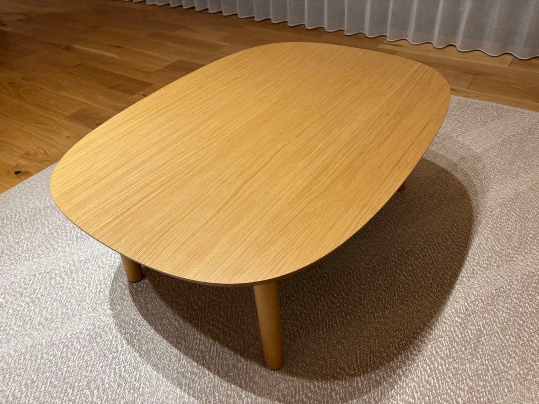 あゆ【無印良品】 こたつにもなるローテーブル 小