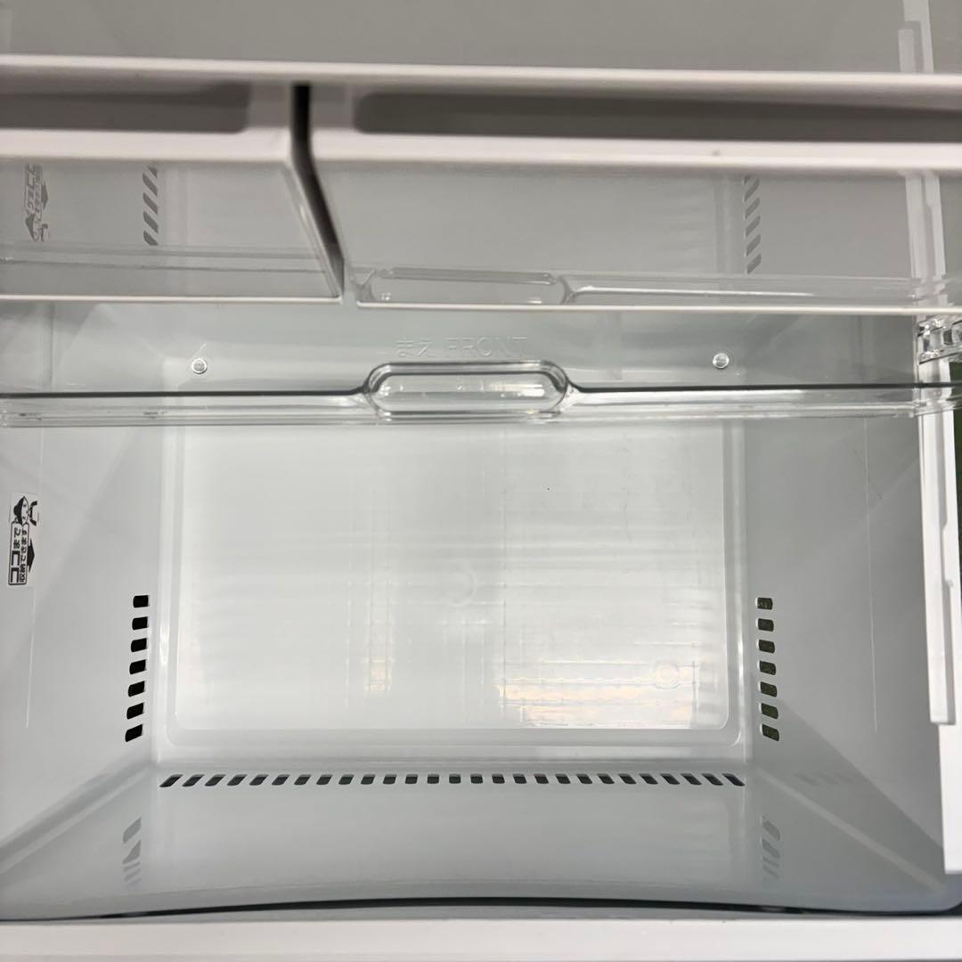 508 ガラストップ　冷蔵庫　大型　右開き　自動製氷機付　400L強　美品