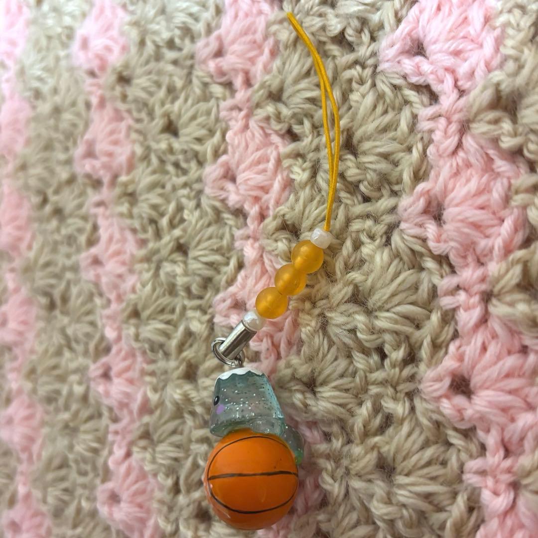 バスケットボール キーホルダー 富士山