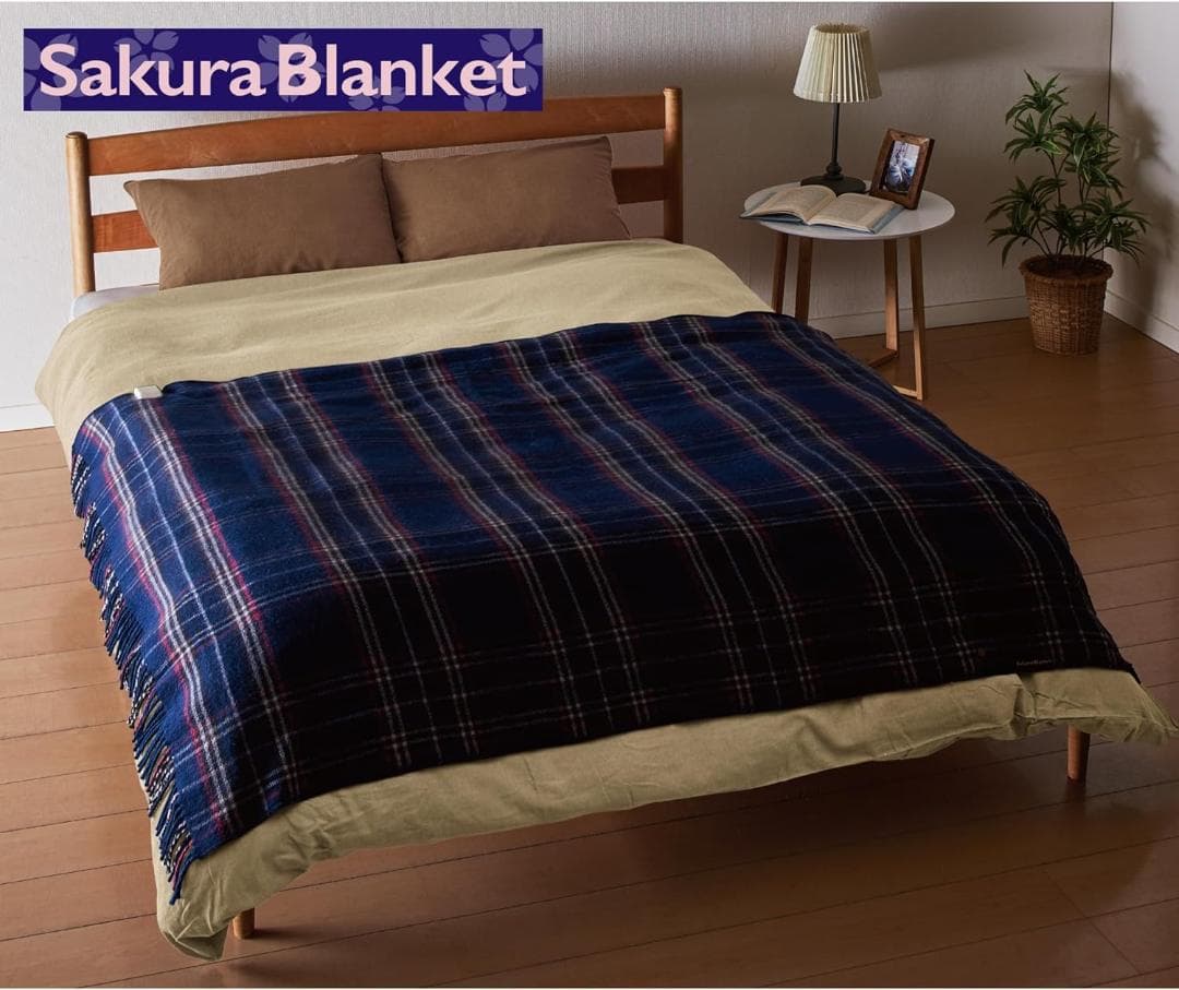 Sakura Blanket ラージサイズ 170×130㎝ 日本製