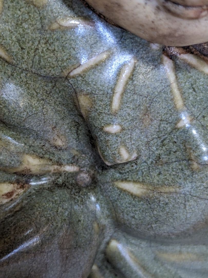 ♦！大珍品 ？三田 青磁 雅樂舞像 磁器人形 朝鮮コレクション骨董品アンティーク