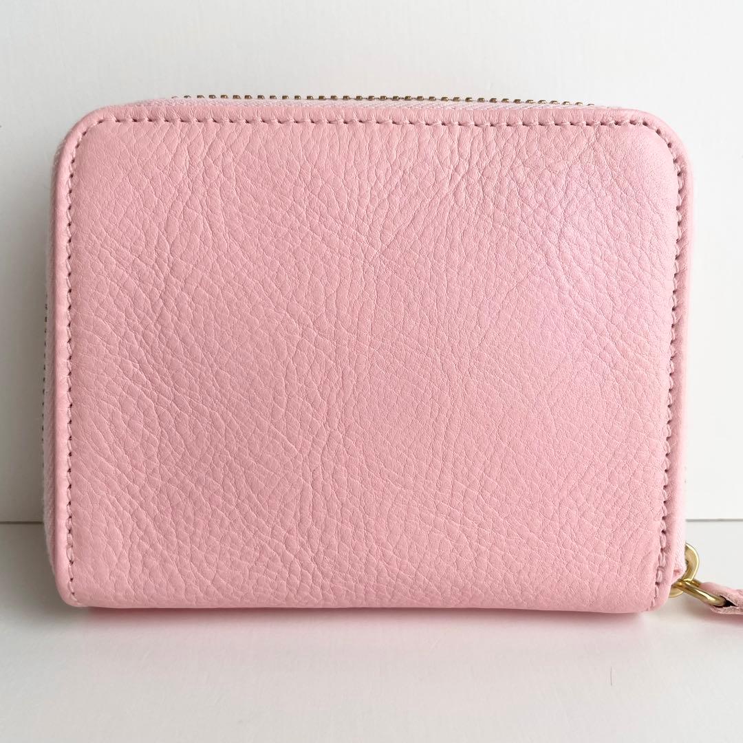 イルビゾンテ IL BISONTE 二つ折り財布 限定ピンク 新品