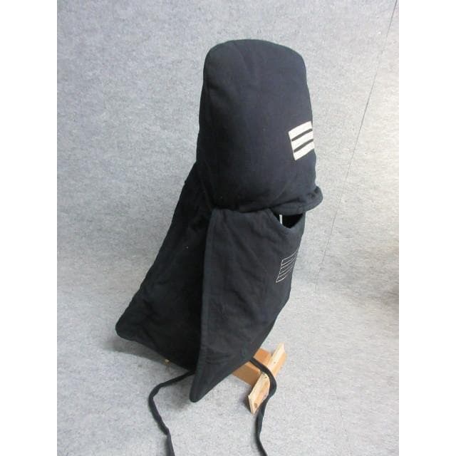 木綿藍地昔の消防頭巾 [B26155]