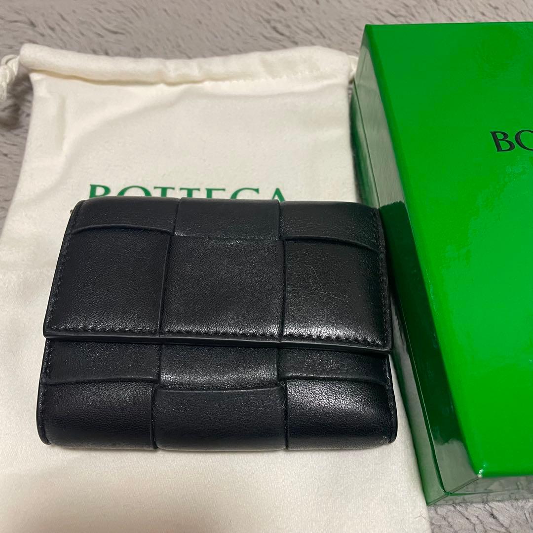 Bottega Veneta 三つ折り財布 ブラック