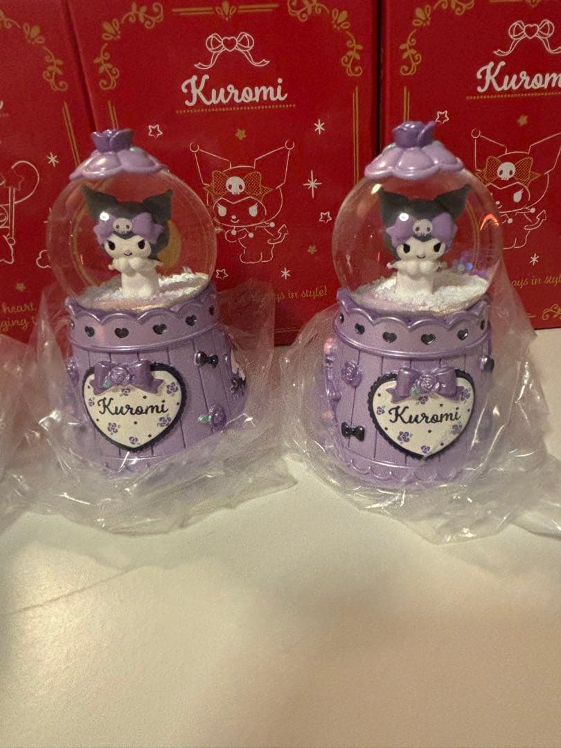 サンリオ スノーグローブ マイメロ、シナモロール、クロミ