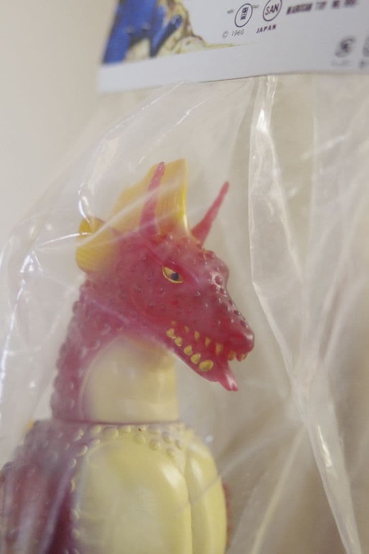 マルサン　チタノザウルス　クリヤー　未開封　おまけのメカゴジラ