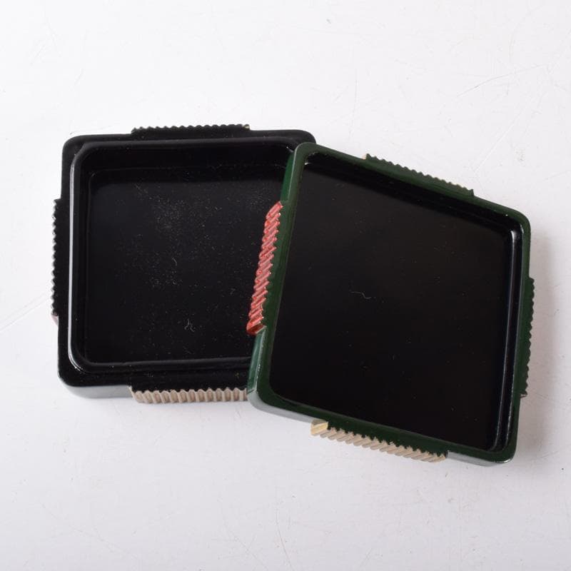 茶道具　輪島塗　喜三誠志作　糸巻香合　共箱　V　7567