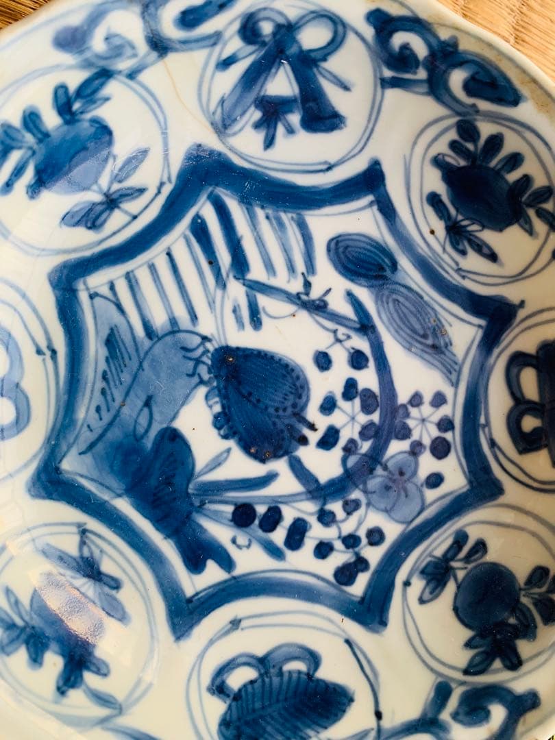 中国明時代晩期染付お皿