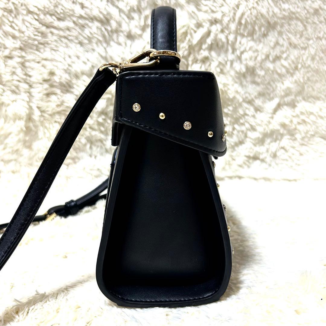 美品✨DIANAスタッズハンドバッグ ショルダーバッグ　2wayビジュー 現行品