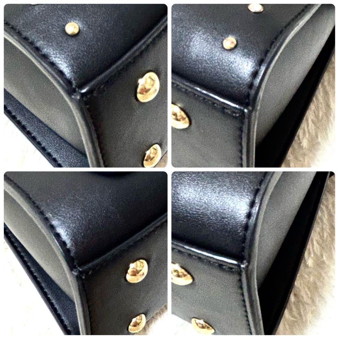 美品✨DIANAスタッズハンドバッグ ショルダーバッグ　2wayビジュー 現行品